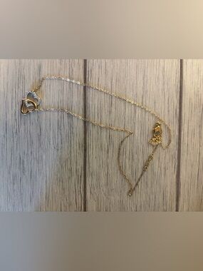 Swarovski Two-Tone Heart Necklace in Gold and Silver